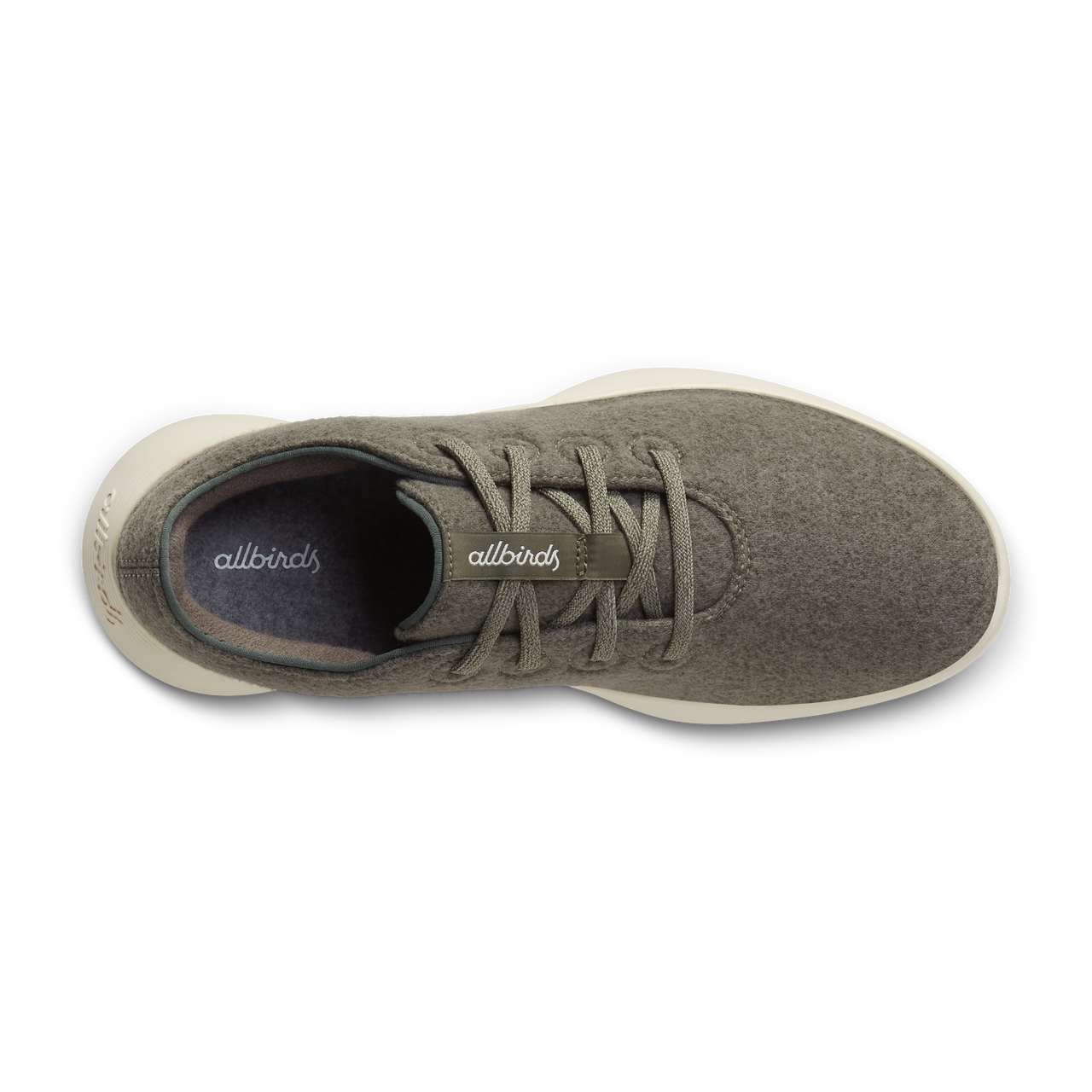 Men's Wool Runner Go - Rugged Green (Stony Cream Sole)