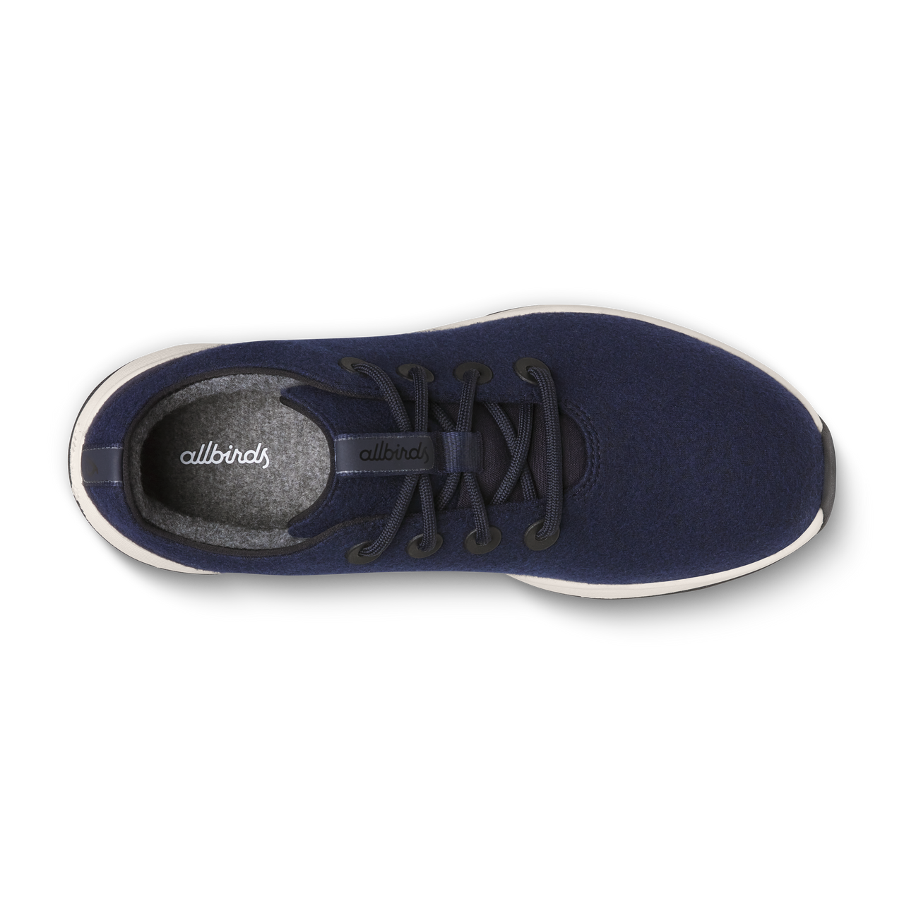 Men's Wool Runner NZ Waterproof - Dark Navy (Natural White Sole)