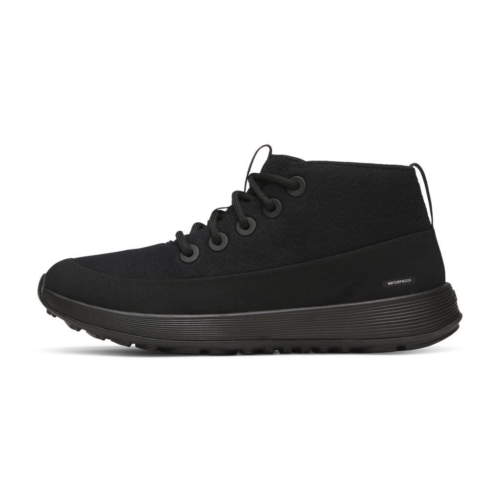Women's Wool Runner NZ Mid Waterproof - Natural Black (Natural Black Sole)