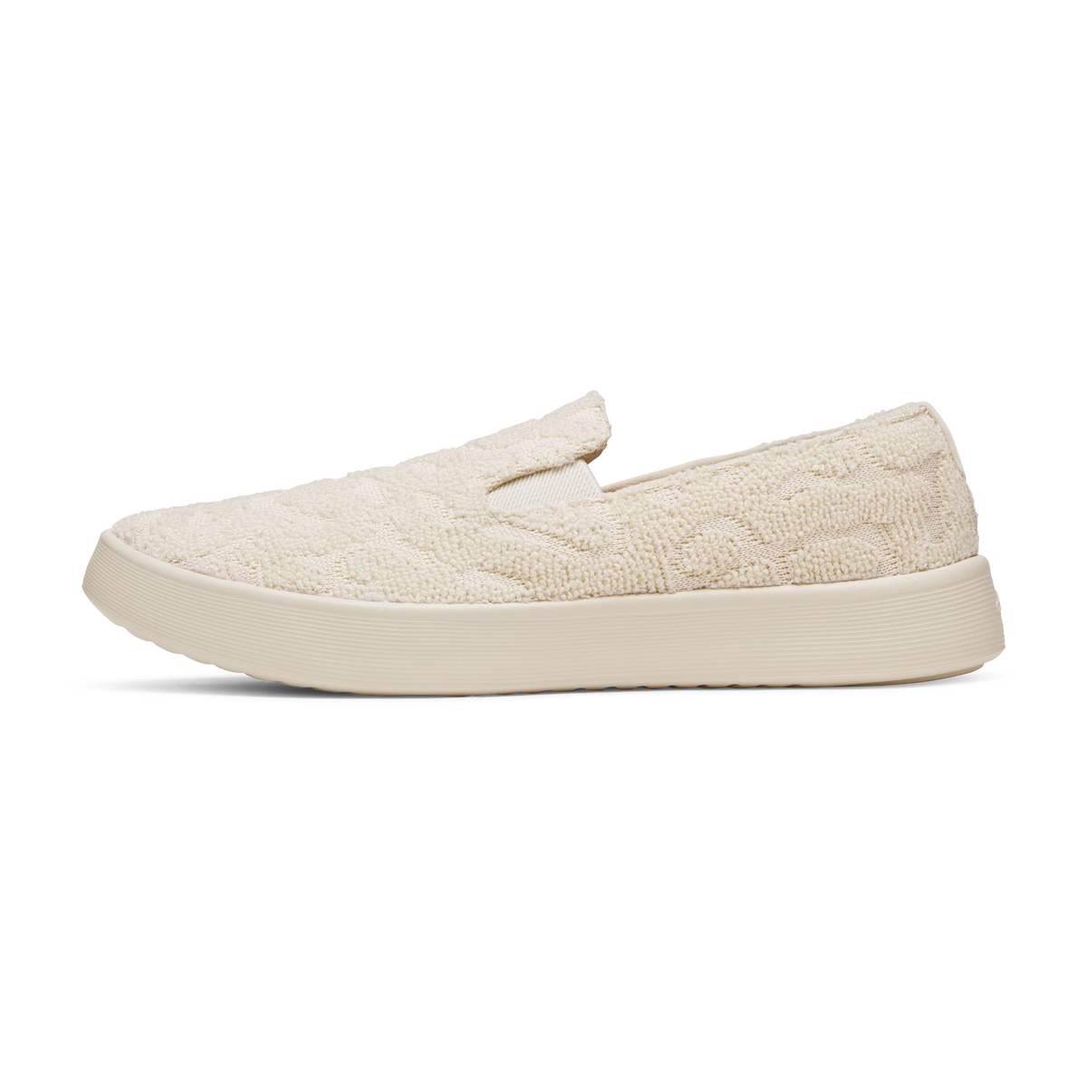 Women's Cruiser Slip On Terry - Warm White (Warm White Sole)