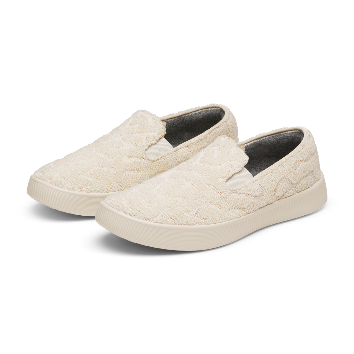 Women's Cruiser Slip On Terry - Warm White (Warm White Sole)