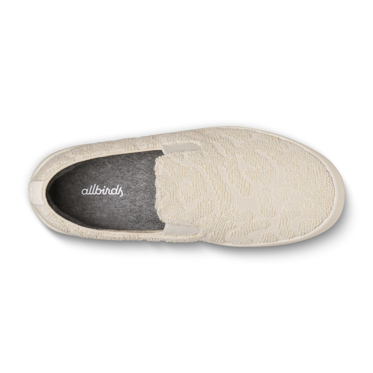 Women's Cruiser Slip On Terry - Warm White (Warm White Sole)