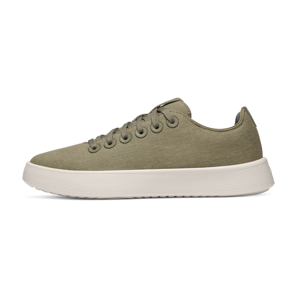 Men's Canvas Cruiser - Burnt Olive (Natural White Sole)