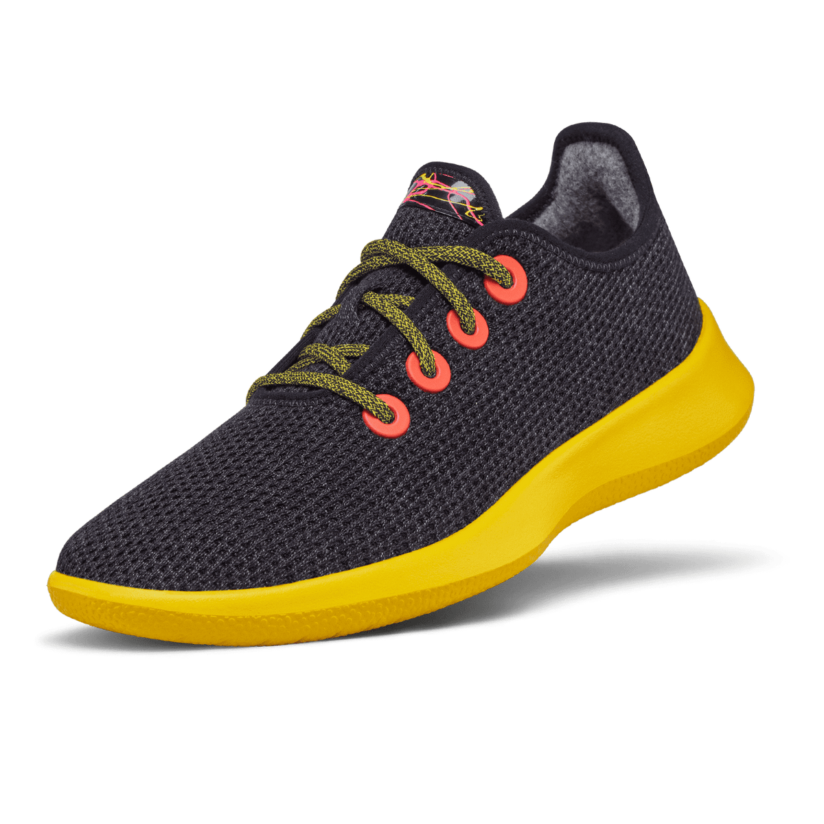 Women's Tree Runners - Heathered Black (Sunny Gold Sole)