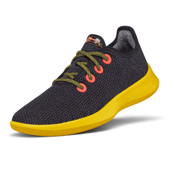 Women's Tree Runners - Heathered Black (Sunny Gold Sole)