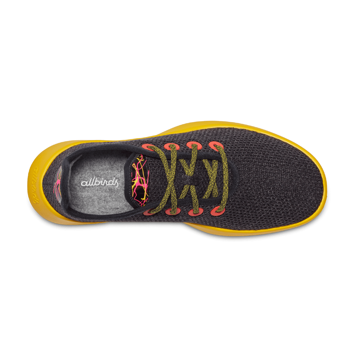 Women's Tree Runners - Heathered Black (Sunny Gold Sole)