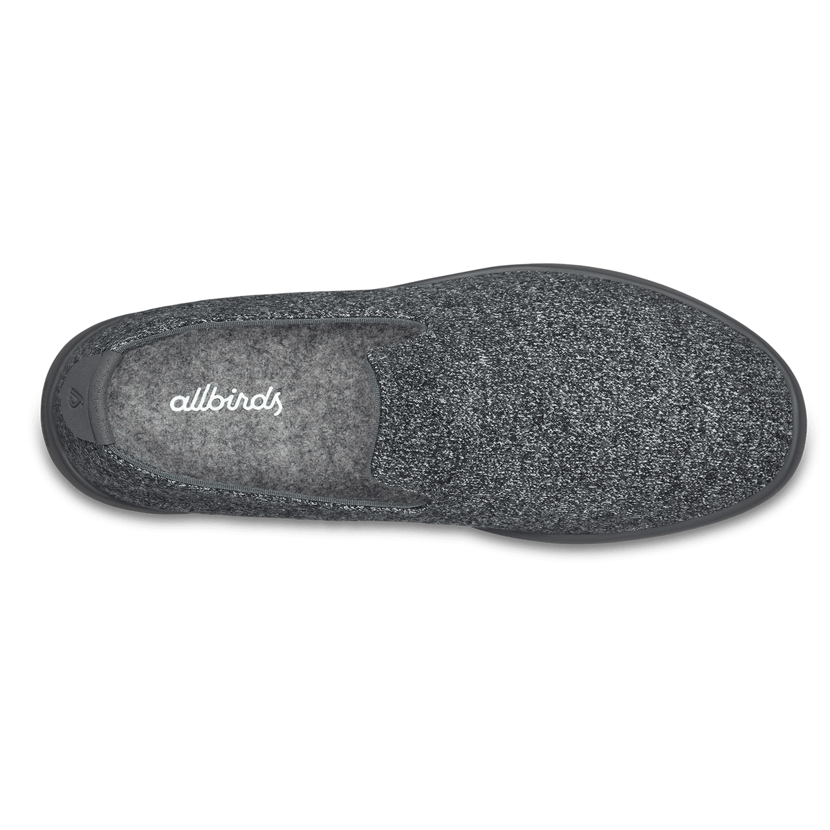 Women's Wool Lounger - Natural Grey (Dark Grey Sole)
