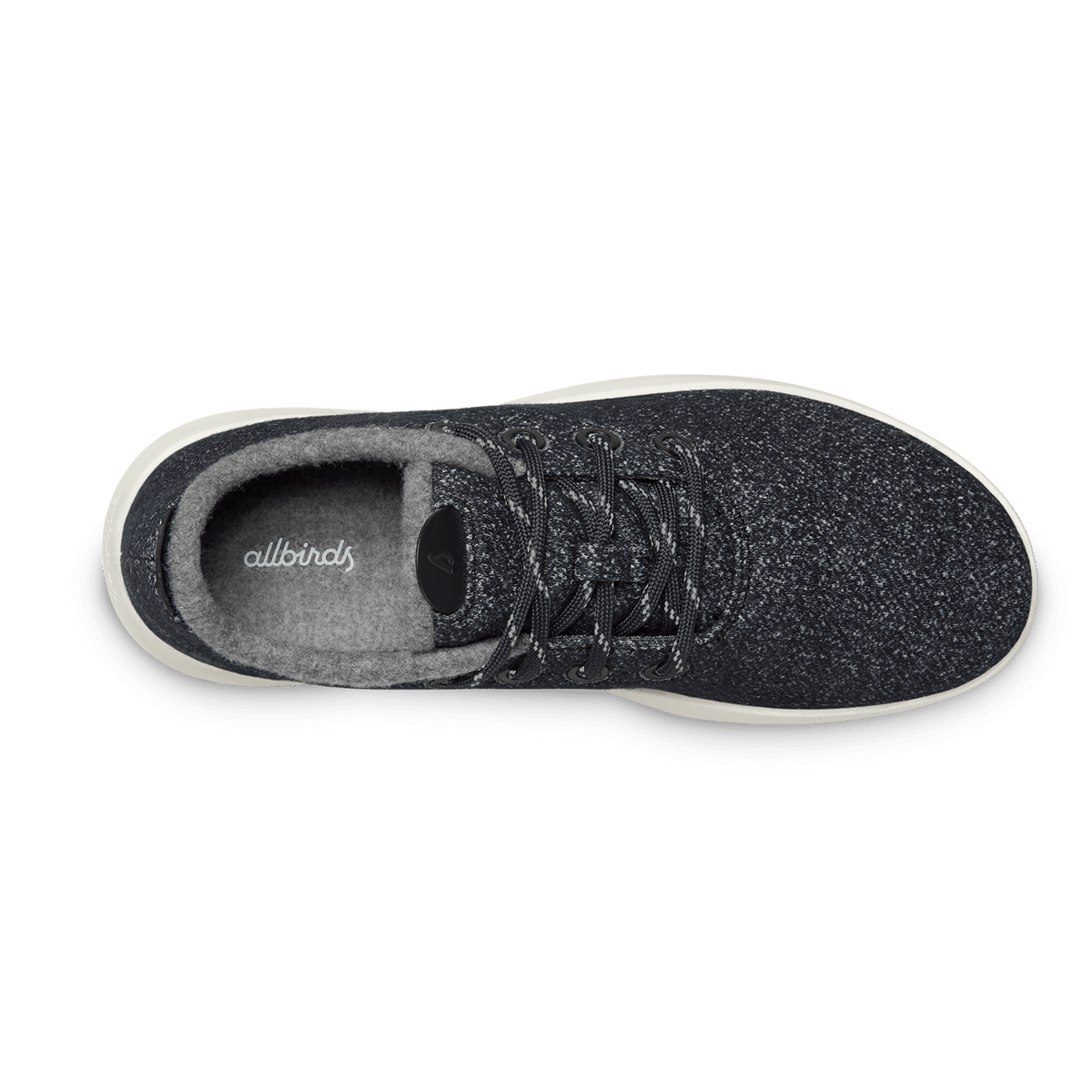 Men's Wool Runner Mizzles - Dark Grey (Natural White Sole)